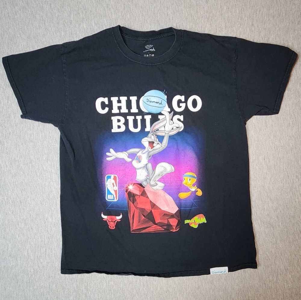 Diamond Supply Co. Black Chicago Bulls Kids T-Shirt - Picture 1 of 4